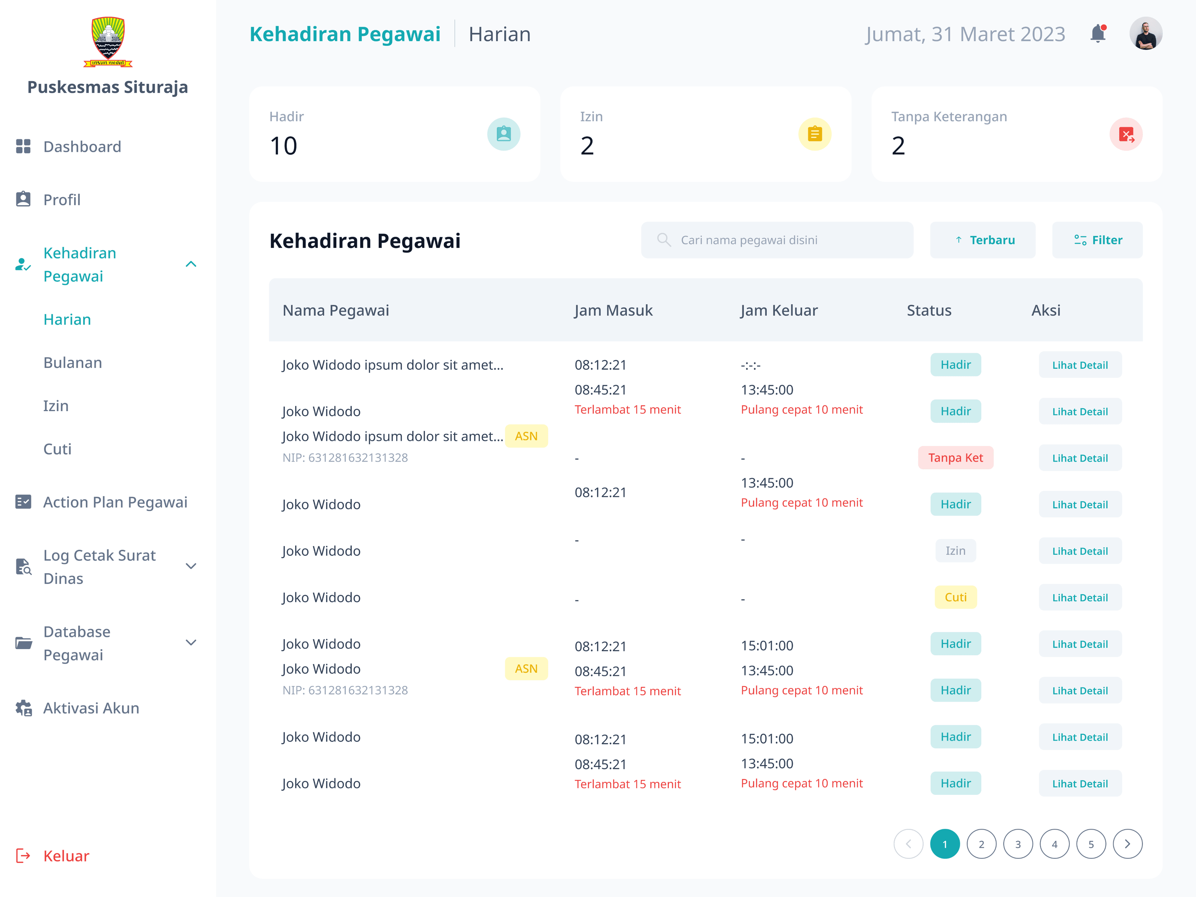 Dashboard