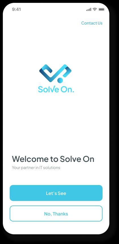 mobile app mock-up