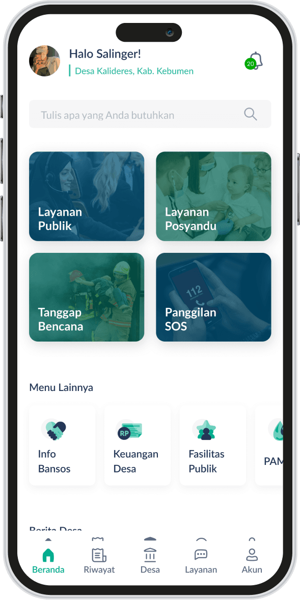 Mobile App for Villagers